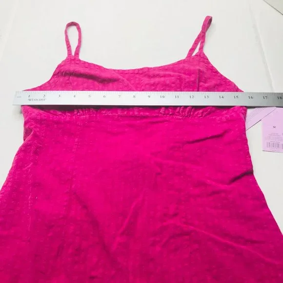 Wild Fable Women's Size Medium Sleeveless Woven Bodycon Dress Plum Purple New - Picture 9 of 16